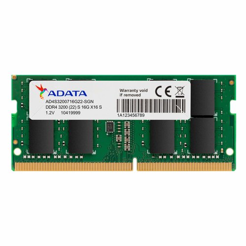 ADATA AD4S32008G22-SGN MEMORIA RAM 8GB 3.200MHz TIPOLOGIA SO-DIMM …