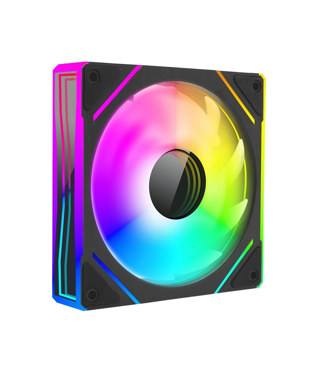 NUWO VENTOLA SORA 120MM, 1FAN, 1800RPM 3X HALO …
