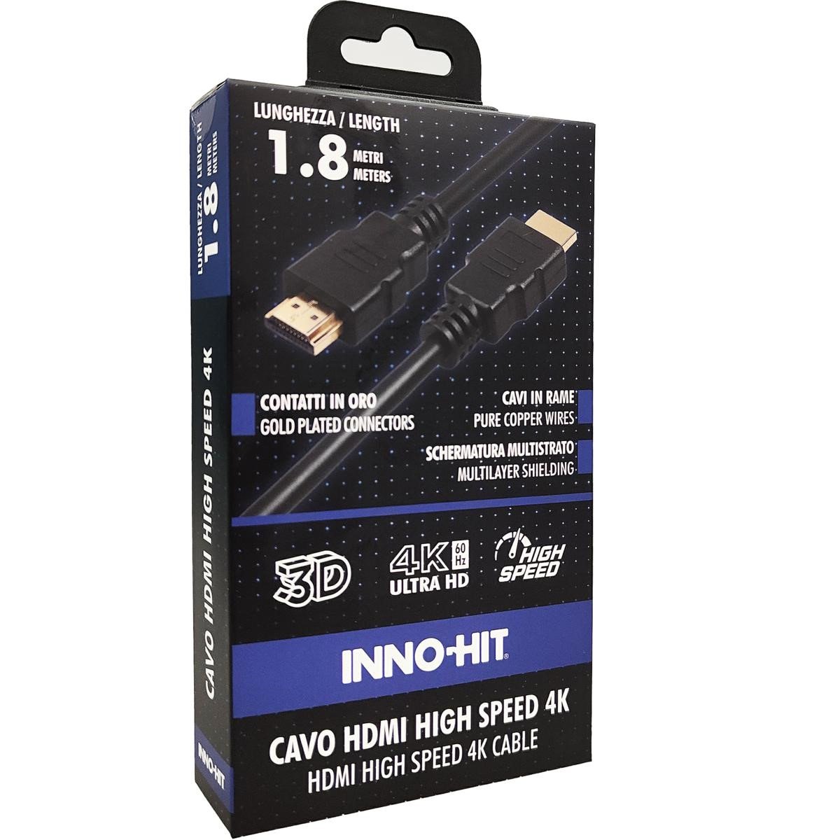 INNO HIT CAVO HDMI 4K HDR HIGH SPEED …