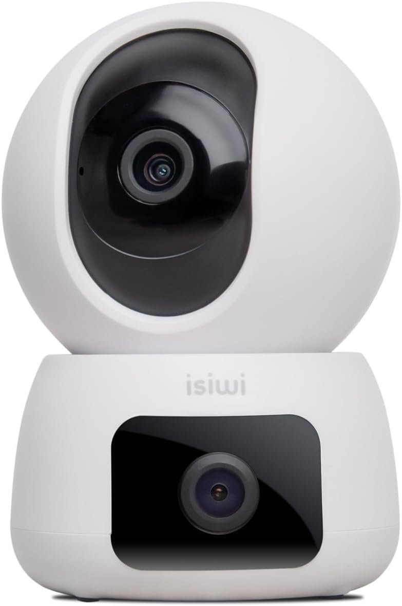 ISWI ISIWI TELECAMERA WIRELESS TWIN DOPPIA OTTICA 2K …