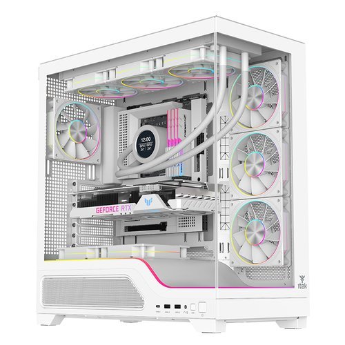 ITEK CASE SHOWBUI WAVE 82W GAMING TOWER ATX …