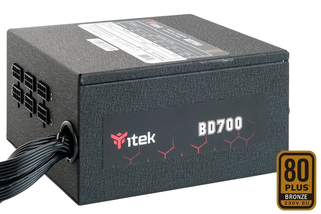 iTEK BD700 ALIMENTATORE ATX 700W 230V CERTIFICAZIONE 80 …