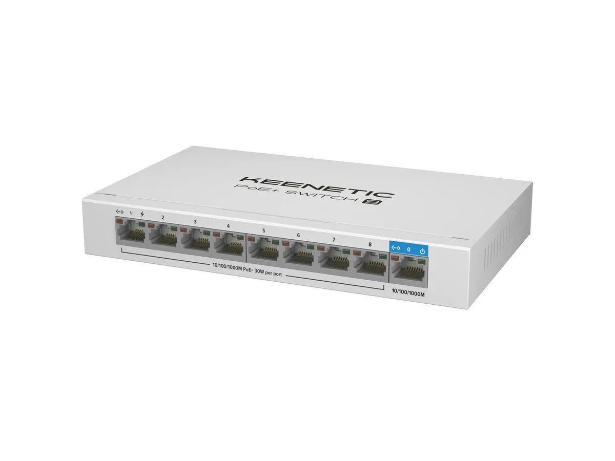 KEENETIC POE+ SWITCH 9 (KN-4710), SWITCH 1 PORTA …
