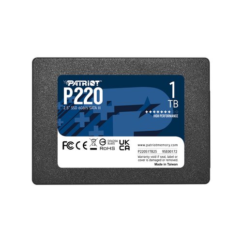 PATRIOT P220 SSD 1.000GB 2.5" SATA III READ:550MB/WRITE:500 …