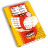 MARKIN CONF 100 ETICHETTE ADESIVE 210X297 mm ORO