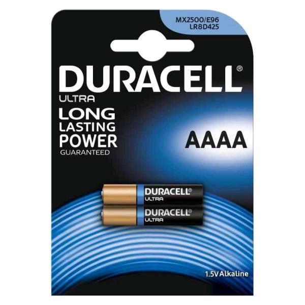 DURACELL BATTERIA AAAA-MINI MICRO STILO 1.5 V CONF. 2Pz.