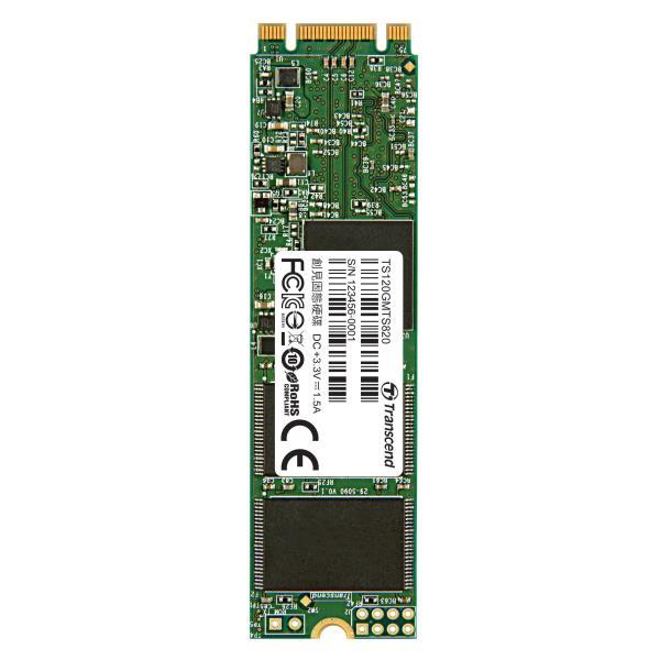 Transcend MTS820 - SSD - 120 GB - interno - M.2 2280 - SATA 6Gb/s