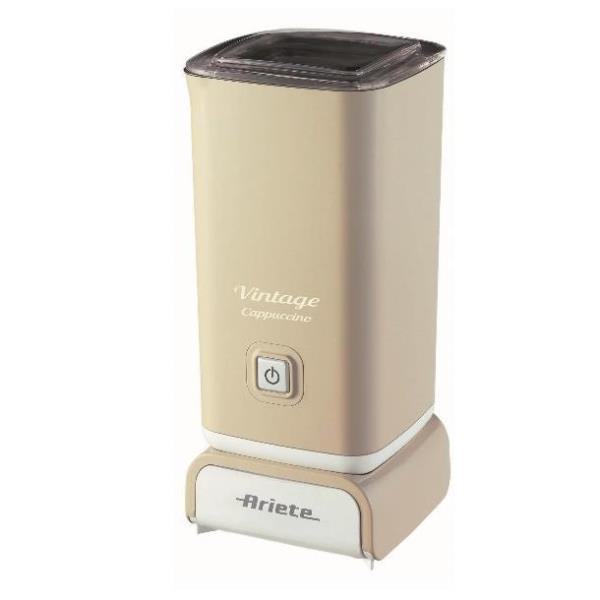 ARIETE VINTAGE 2878 MONTALATTE 500W CAPACITA' 140ML LATTE MONTATO 250ML LATTE RISCALDATO COLORE BEIGE