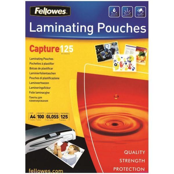 Fellowes ImageLast - 125 micron - confezione da 25 - brillante - brillante - A3 (297 x 420 mm) rivestimento di plastificazione