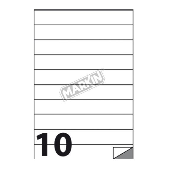 MARKIN CONF 1000 ETICHETTE ADESIVE 210X29,7 mm BIANCO