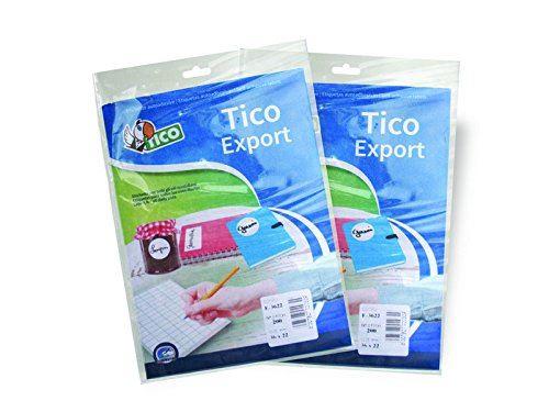 Tico Export - Carta - Satinata - autoadesivo permanente - bianco - 150 x 115 mm 10 etichette (10 foglio(i) x 1) etichette
