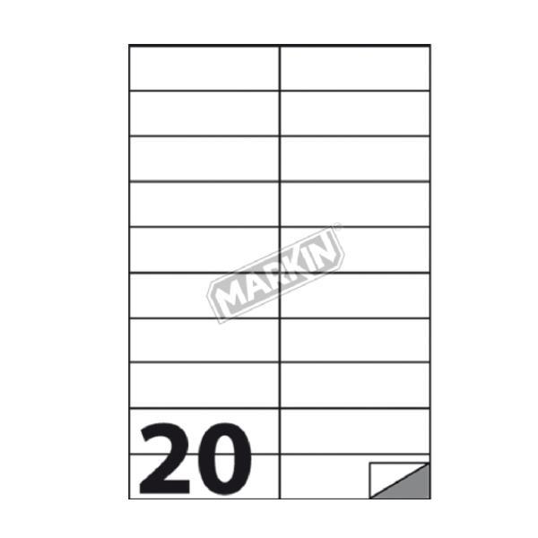 MARKIN CF2000 ETICHETTE 20FGX100 105X29