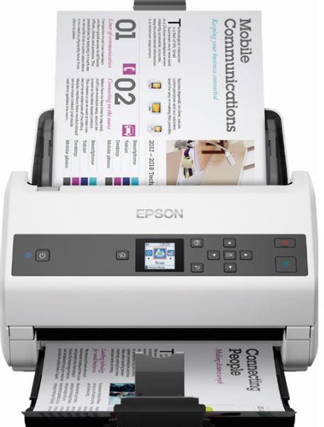 Epson WorkForce DS-970 - Scanner documenti - Sensore di immagine a contatto (CIS) - Duplex - A4 - 600 dpi x 600 dpi - fino a 85 ppm (mono) / fino a 85 ppm (colore) - ADF (Alimentatore automatico documenti) (100 fogli) - fino a 9000 scansioni al giorno - U
