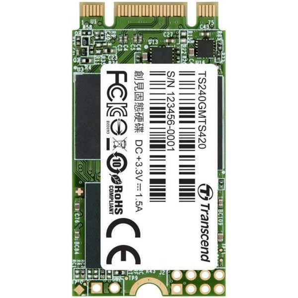 Transcend MTS420 - SSD - 240 GB - interno - M.2 2242 - SATA 6Gb/s