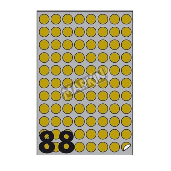 MARKIN CF8800 ETICH. DIM.20 LASER ORO