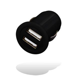 Atlantis Land Linea Premium Pico 3100 - Adattatore alimentazione per auto - 2.1 A - 2 connettori di uscita (USB)