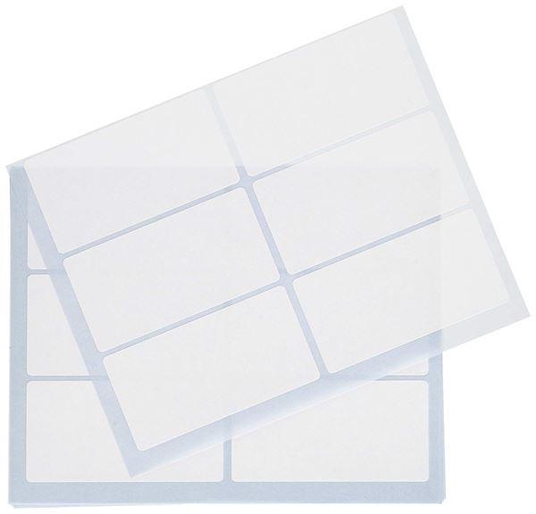 Tico - Carta - Opaca - autoadesivo permanente - bianco - 74 x 38 mm 60 etichette (10 foglio(i) x 6) etichette