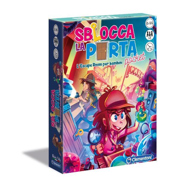 Clementoni - Sblocca la porta - gioco da tavola, gioco di carte