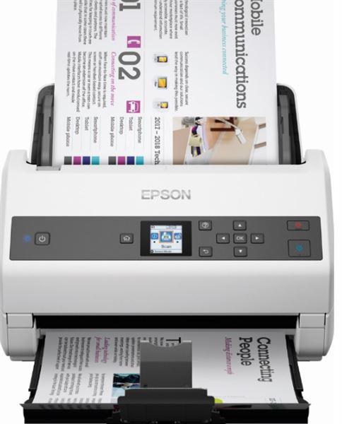 Epson WorkForce DS-870 - Scanner documenti - Sensore di immagine a contatto (CIS) - Duplex - A4 - 600 dpi x 600 dpi - fino a 65 ppm (mono) / fino a 65 ppm (colore) - ADF (Alimentatore automatico documenti) (100 fogli) - fino a 7000 scansioni al giorno - U