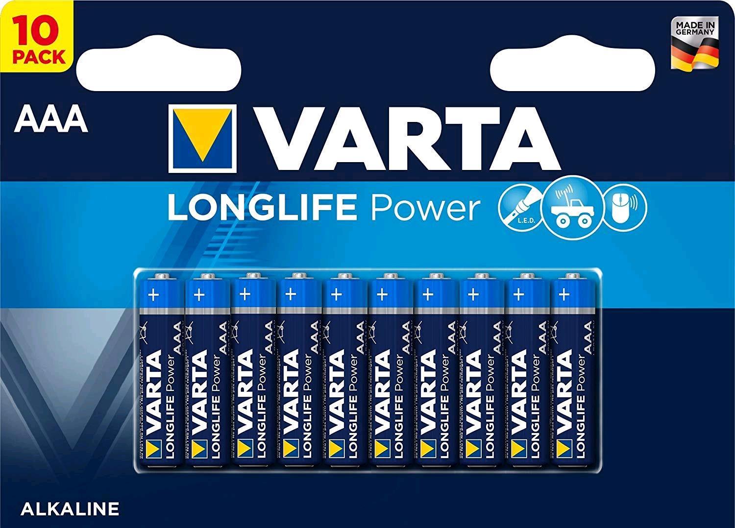CF10LONGLIFE MAX POWER AAA ALCALINA
