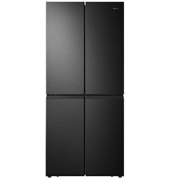 Hisense RQ563N4SF2 - Frigorifero/congelatore - Lato-lato WiFi - larghezza: 79.4 cm - prof. 70 cm - altezza: 181 cm - 454 litri - Classe F - nero