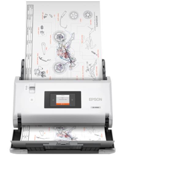Epson WorkForce DS-30000 - Scanner documenti - Sensore di immagine a contatto (CIS) - Duplex - A3 - 600 dpi x 600 dpi - fino a 70 ppm (mono) / fino a 70 ppm (colore) - ADF (Alimentatore automatico documenti) (120 fogli) - fino a 30000 scansioni al giorno