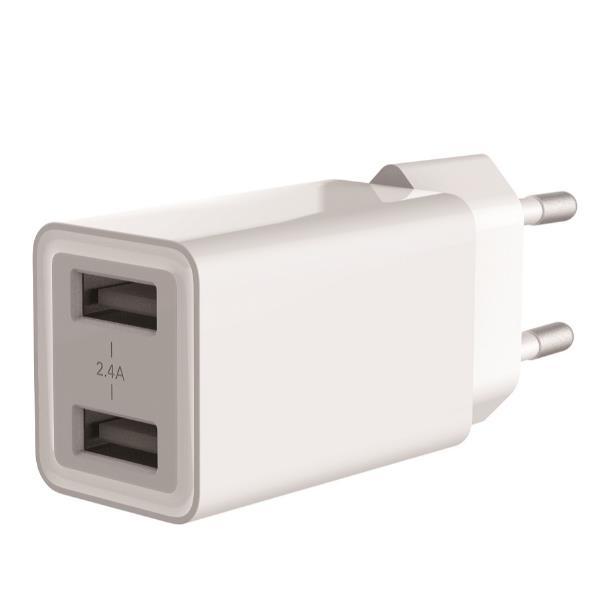 Conceptronic ALTHEA - Alimentatore - 12 Watt - 2 connettori di uscita (USB)