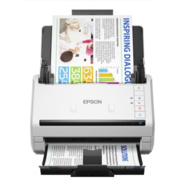 Epson WorkForce DS-530II - Scanner documenti - Duplex - 215.9 x 6096 mm - 600 dpi x 600 dpi - fino a 35 ppm (mono) / fino a 35 ppm (colore) - ADF (Alimentatore automatico documenti) (50 fogli) - fino a 4000 scansioni al giorno - USB 3.0
