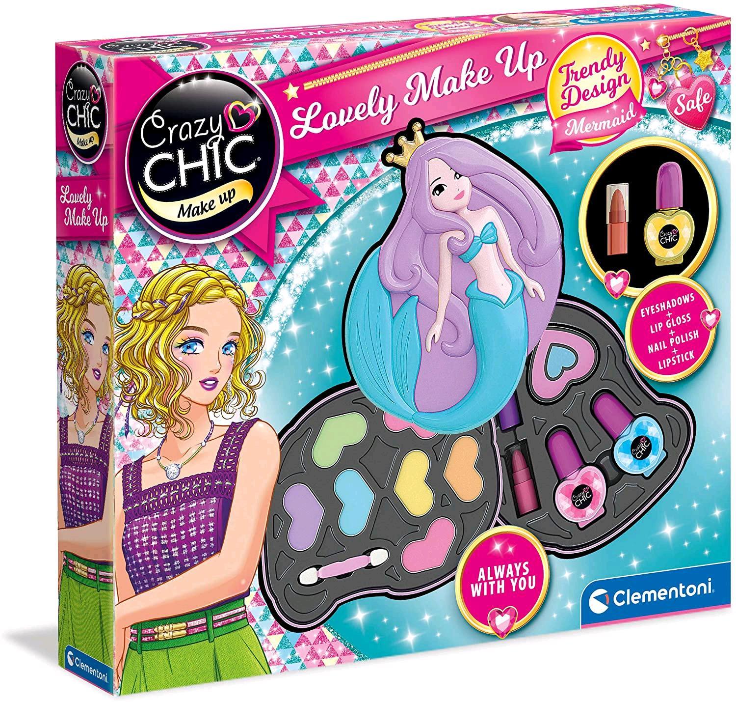 Clementoni Crazy Chic Mermaid - Set di cosmetici per bambini - per bambini