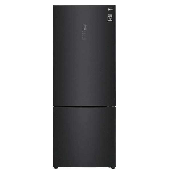 LG GBB569MCAMN - Frigorifero/congelatore - Freezer inferiore WiFi - larghezza: 70.5 cm - prof. 74 cm - altezza: 185 cm - 462 litri - Classe E - acciaio nero opaco