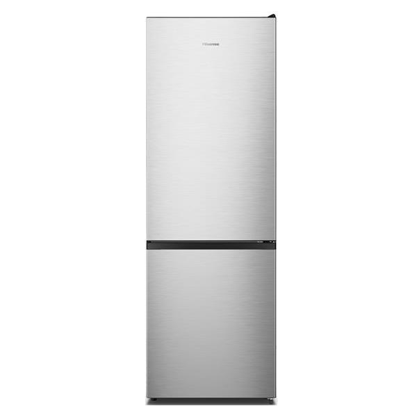 Hisense RB372N4AC2 - Frigorifero/congelatore - Freezer inferiore - larghezza: 59.5 cm - prof. 59 cm - altezza: 178.5 cm - 292 litri - Classe E - acciaio inox di prima qualità