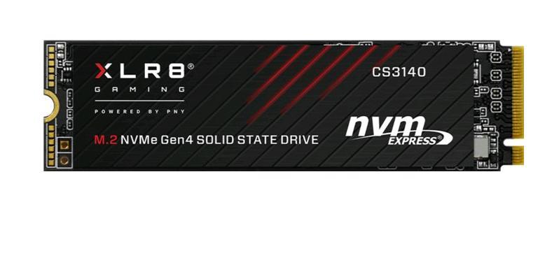 PNY XLR8 CS3140 - SSD - 2 TB - interno - M.2 2280 - PCIe 4.0 x4 (NVMe) - 256 bit AES