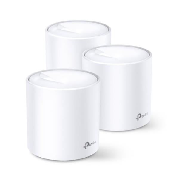 TP-LINK DECO X20 WI-FI 6 WI-FI MESH, DUAL BAND AX1800, MODALITA' ROUTER E ACCESS POINT, 2 PORTE ETHERNET GIGABIT, SOSTITUISCE ROUTER E EXTENDER, 3 PEZZI CON COPERTURA FINO A 540 mq, COMPATIBILE CON ALEXA