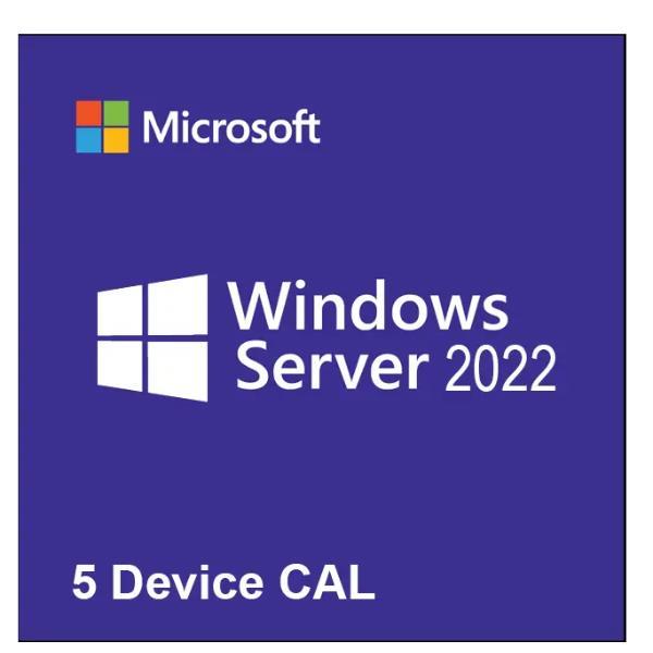 Microsoft Windows Server 2022 - Licenza - 5 licenze CAL device - OEM - Multilingue - Worldwide