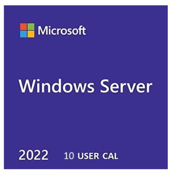 Microsoft Windows Server 2022 - Licenza - 10 licenze CAL utente - OEM - Multilingue - Worldwide