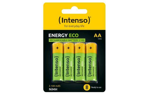 Intenso Energy Eco - Batteria 4 x tipo AA - NiMH - (ricaricabili) - 2100 mAh