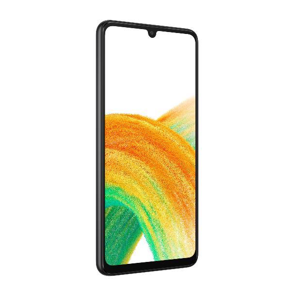 Samsung Galaxy A33 5G - Enterprise Edition - 5G smartphone - dual SIM - RAM 6 GB / Internal Memory 128 GB - microSD slot - display OLED - 6.4" - 2400 x 1080 pixel (90 Hz) - 4x fotocamere posteriori 48 MP, 8 MP, 5 MP, 2 MP - front camera 13 MP - nero aweso