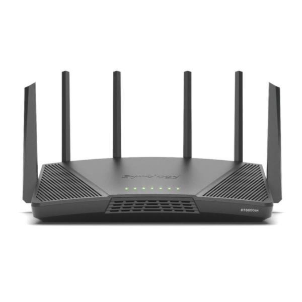 Synology RT6600AX - Router wireless - switch a 4 porte - GigE, 2.5 GigE - Porte WAN: 2 - 802.11a/b/g/n/ac/ax - Tri-Band