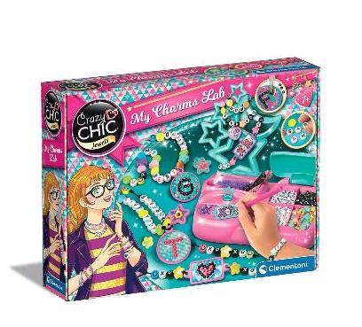 CLEMENTONI CRAZY CHIC MY CHARMS LAB KIT CREATIVO