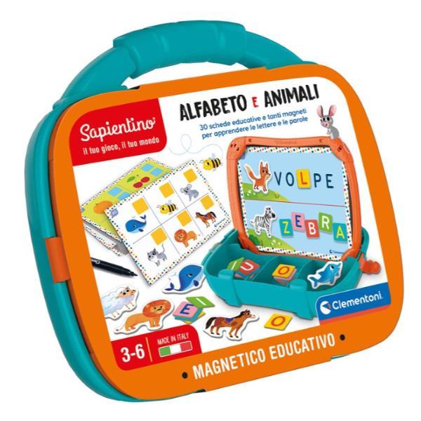 Clementoni Sapientino - Magnetic suitcase alphabet and animals - gioco educativo