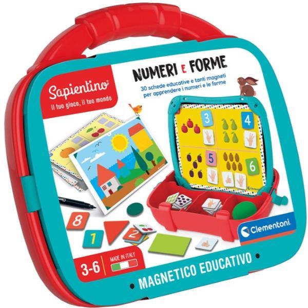 Clementoni Sapientino - Magnetic suitcase numbers and shapes - gioco educativo
