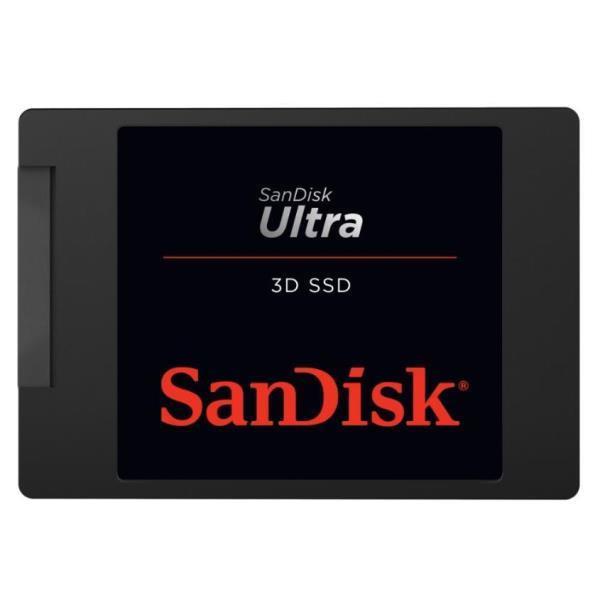 SanDisk Ultra 3D - SSD - 500 GB - interno - 2.5" - SATA 6Gb/s