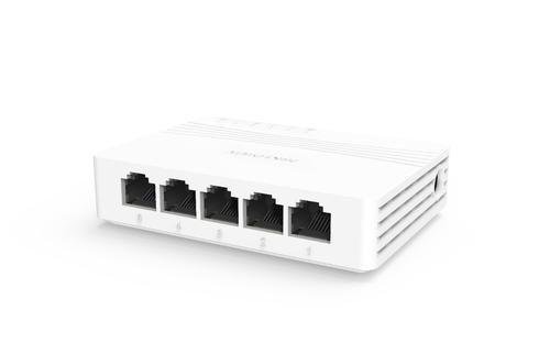 SWITCH PORTE 8 TIPOLOGIA 10/100/1000 TIPO:L2 UNMANAGED CASE:PLASTICO BANDA:16 GBPS ALIMENTAZIONE: 5 V DC 0.6 A