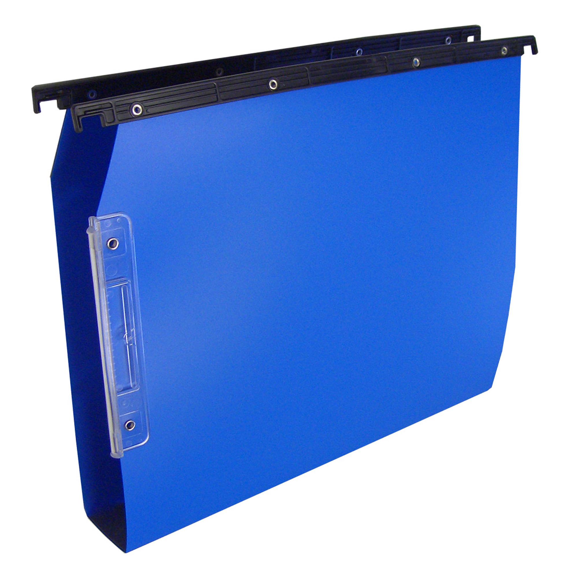 Cartella sospesa Cartesio PP - armadio - PPL - interasse 33 cm - fondo U - 33 x  28 cm - blu - Bertesi