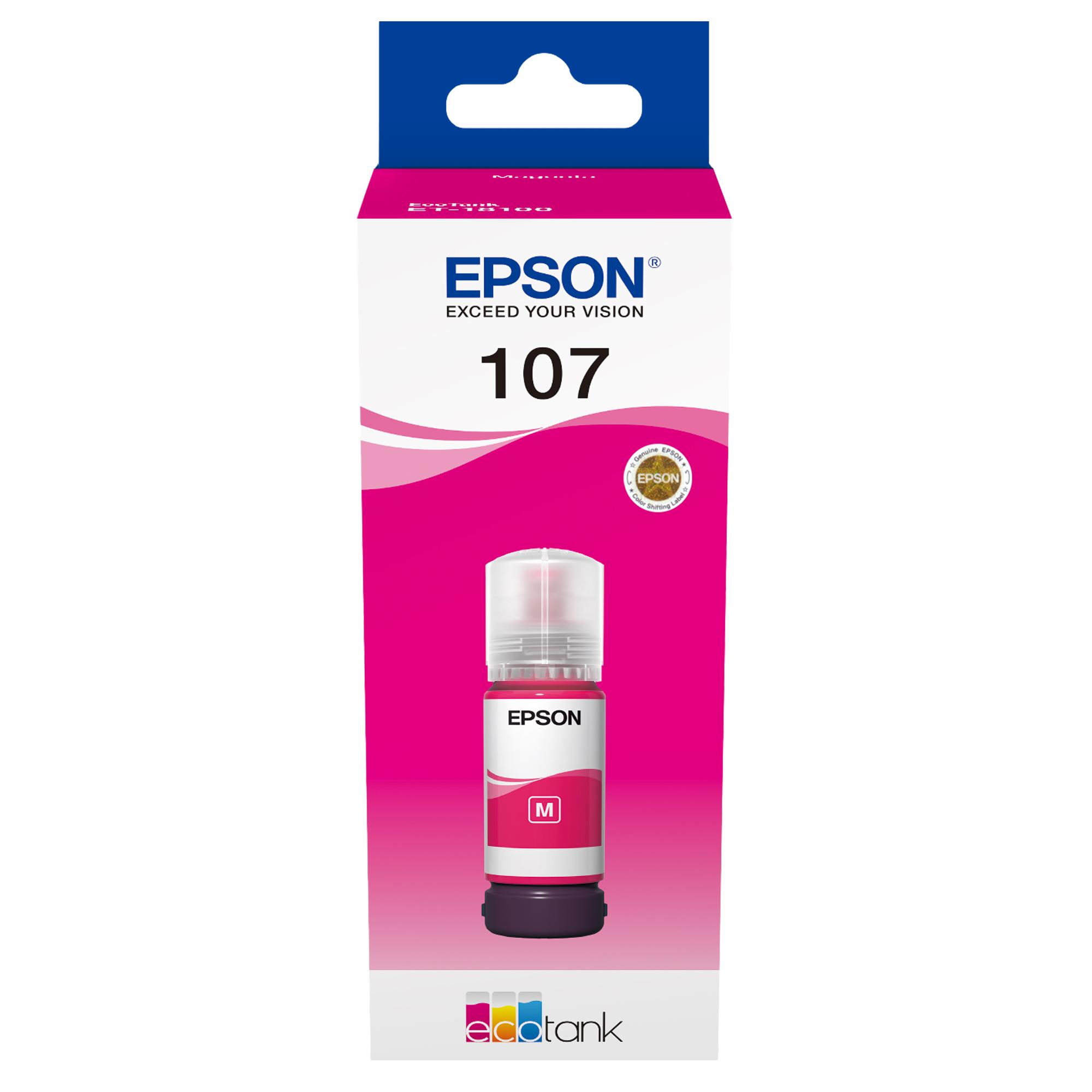 Epson EcoTank 107 - 70 ml - magenta - originale - ricarica inchiostro - per EcoTank ET-18100
