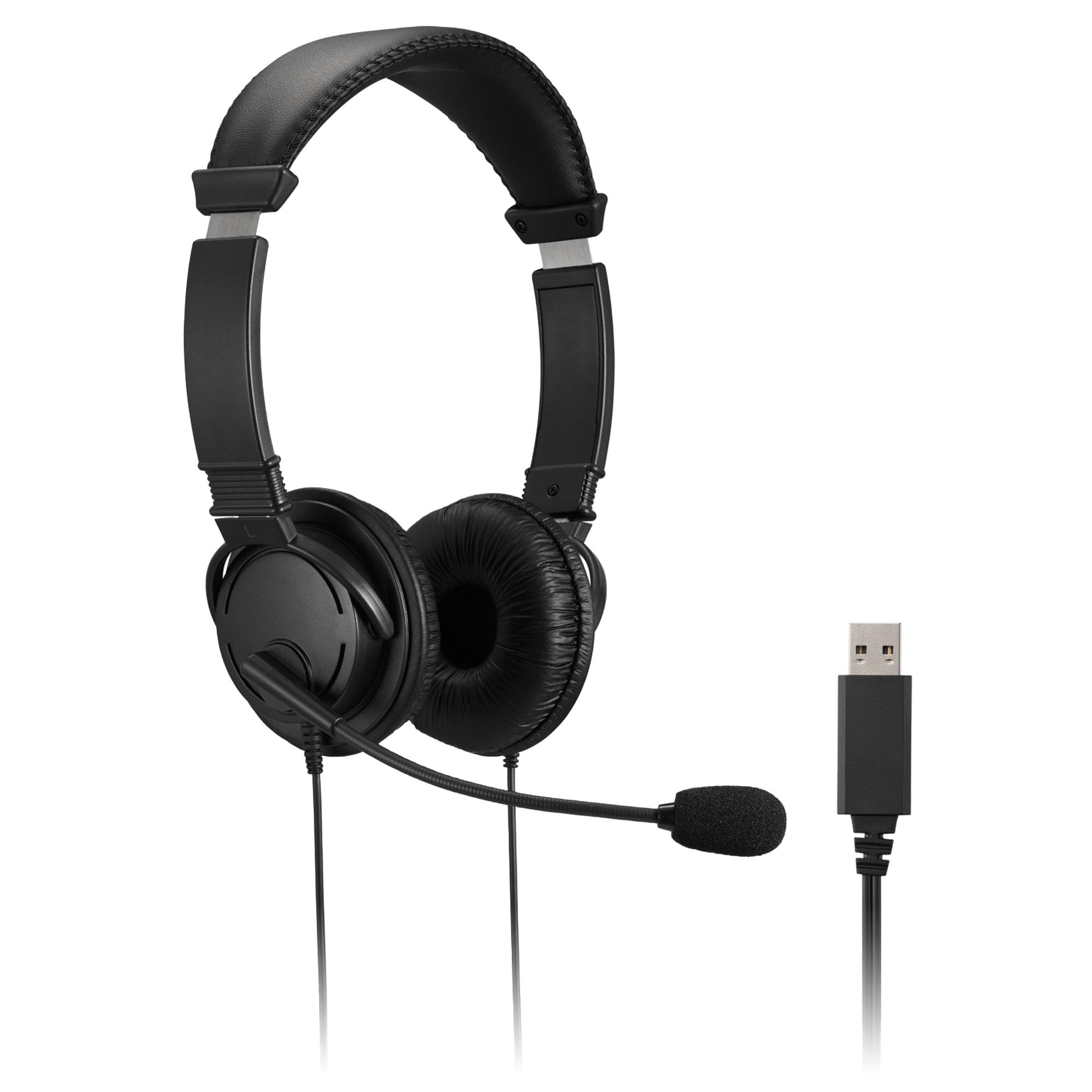 Kensington USB Hi-Fi Headphones - Cuffie con microfono - on-ear - cablato - USB