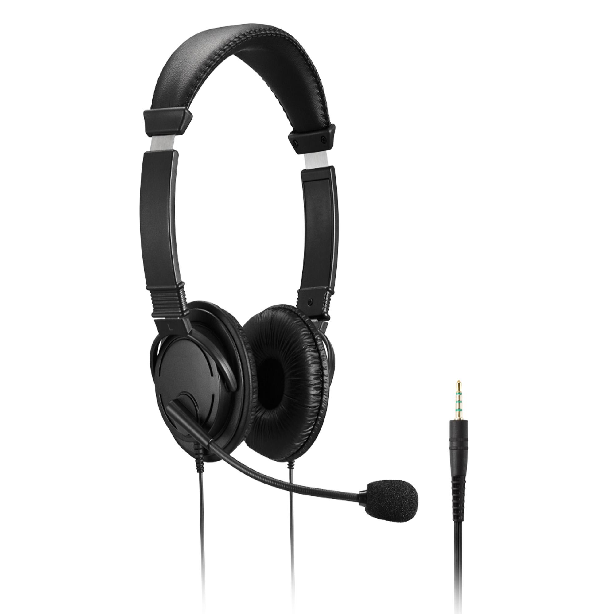 Kensington Hi-Fi Headphones with Mic - Cuffie con microfono - over ear - cablato - jack 3,5 mm