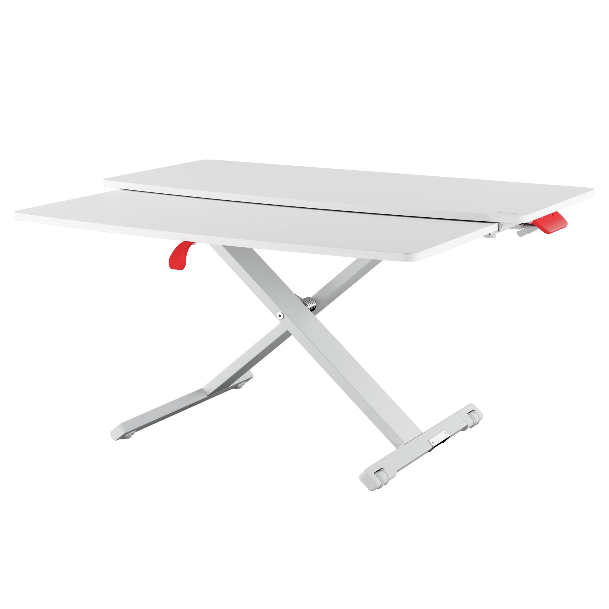 Postazione Sit Stand da scrivania con vassoio -Leitz Ergo Cosy