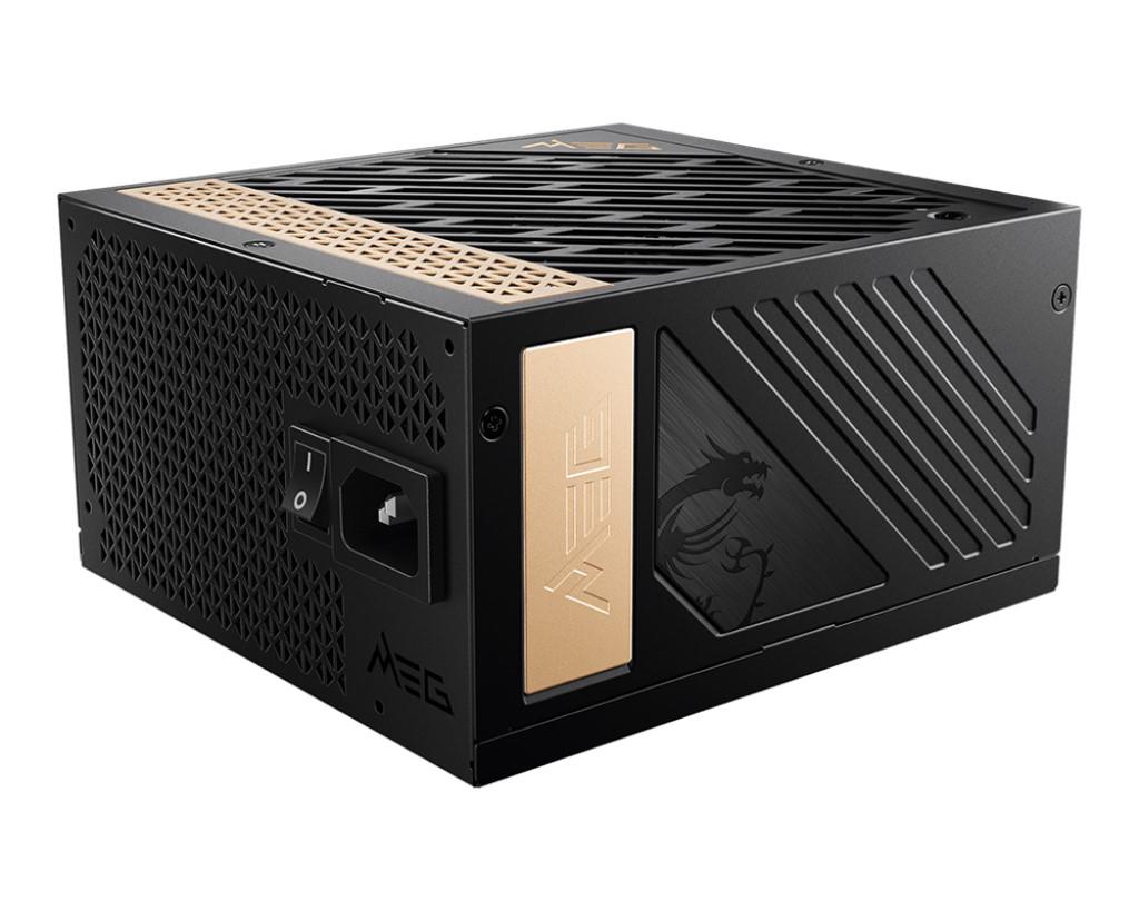 MSI MEG Ai1300P PCIE5 - Alimentazione (interna) - ATX12V / EPS12V - 80 PLUS Platinum - 100-240 V c.a. V - 1300 Watt - PFC (fattore di correzione alimentazione) attivo