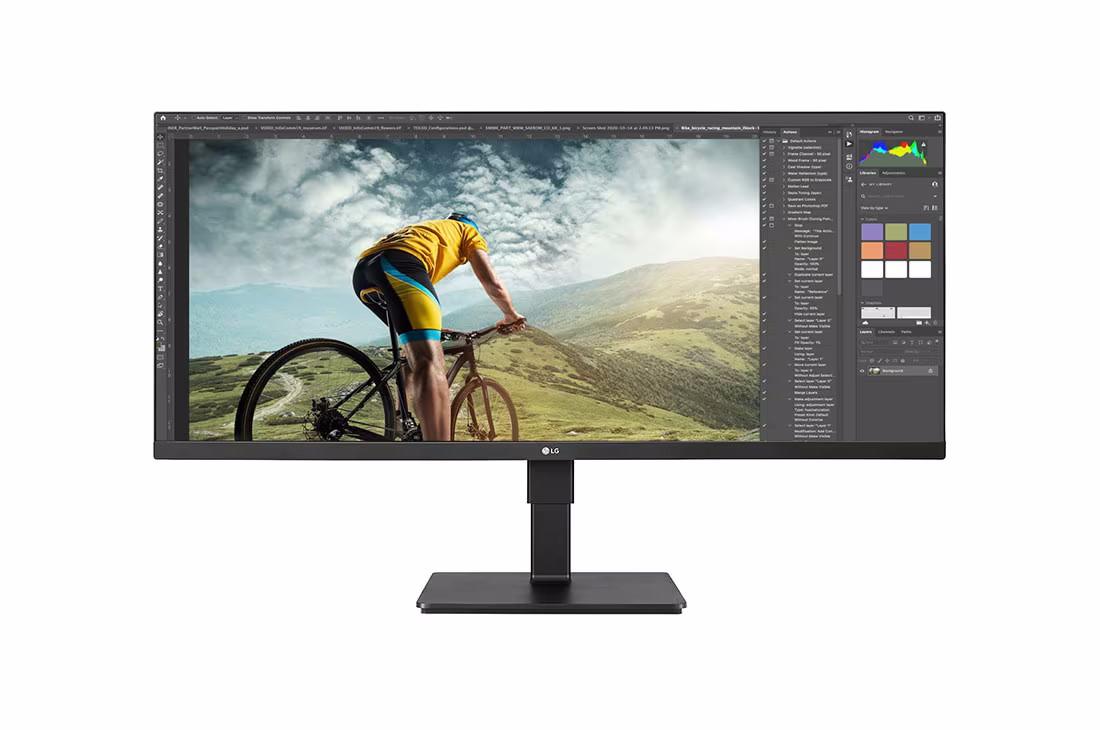 LG UltraWide 34BN670P-B - Monitor a LED - 34" - 2560 x 1080 UWFHD @ 75 Hz - IPS - 400 cd/m² - 1000:1 - DisplayHDR 400 - 5 ms - 2xHDMI, DisplayPort - altoparlanti - nero